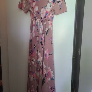 Pinkblush Floral Maternity Dress Sm